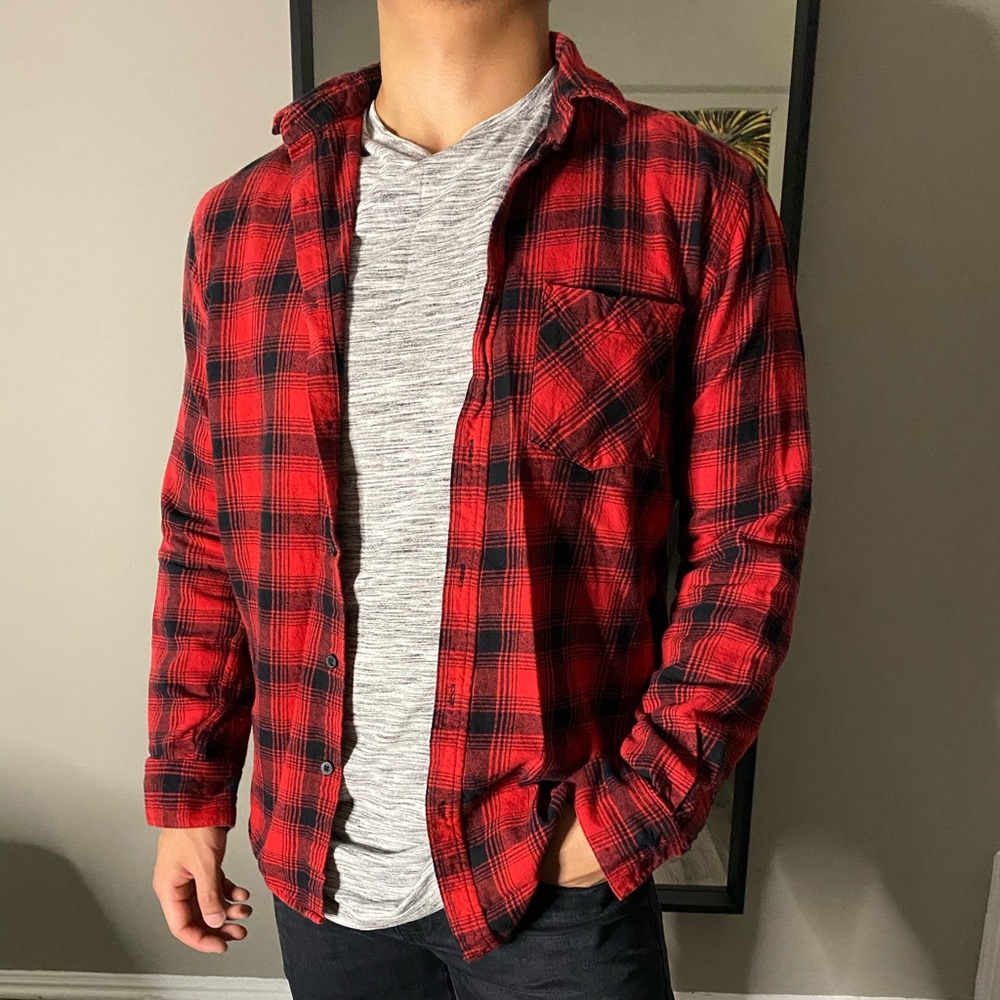 Forever 21 Classic Red Flannel